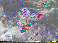 Central America 8 km Thermal Infrared - IR4