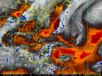 GOES-East 14 km Water Vapor - Long Term 6 Hour Interval